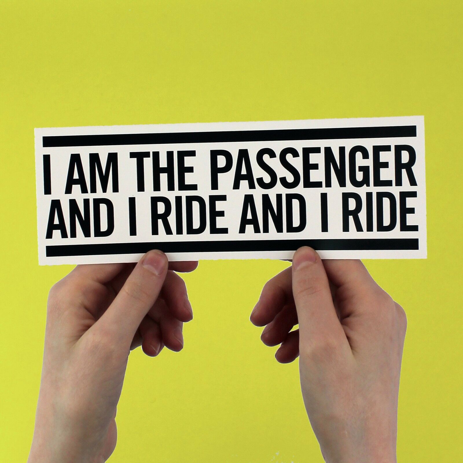 Iggy Pop 'The Passenger' Sticker