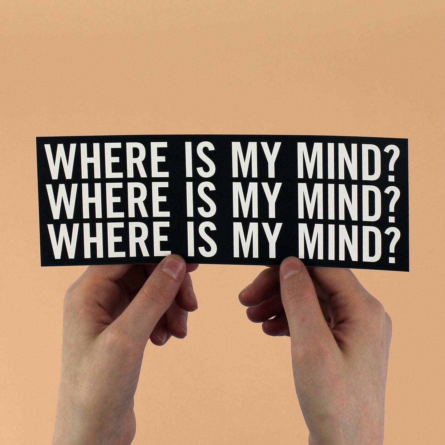The Pixies 'Where Is My Mind' Lyric Sticker