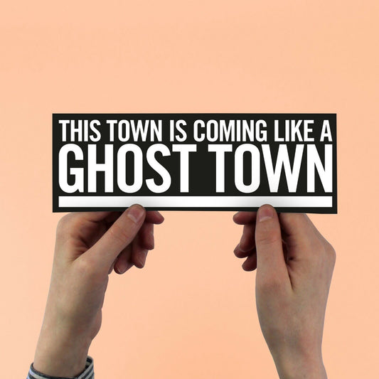 The Specials  'Ghost Town' Lyric Sticker