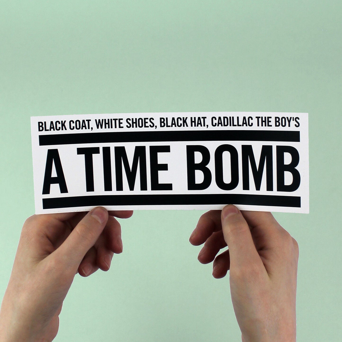 Rancid "Time Bomb" Lyric Sticker