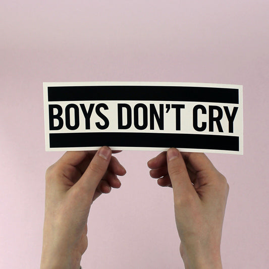 The Cure "Boys Don't Cry" Lyric Sticker