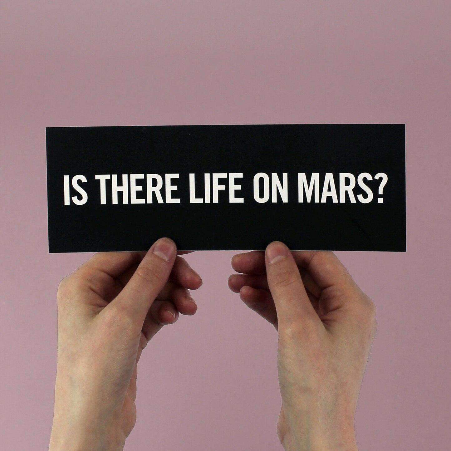 David Bowie 'Life On Mars' Sticker