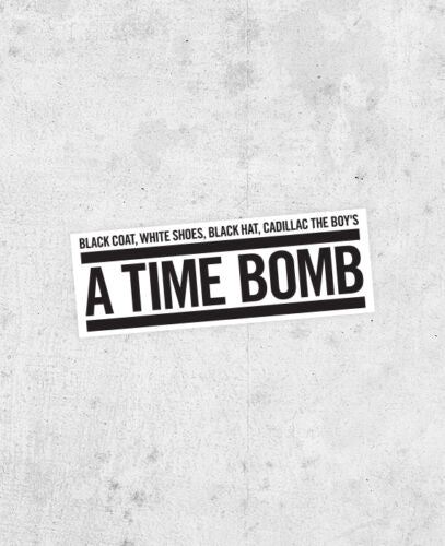 Rancid "Time Bomb" Lyric Sticker