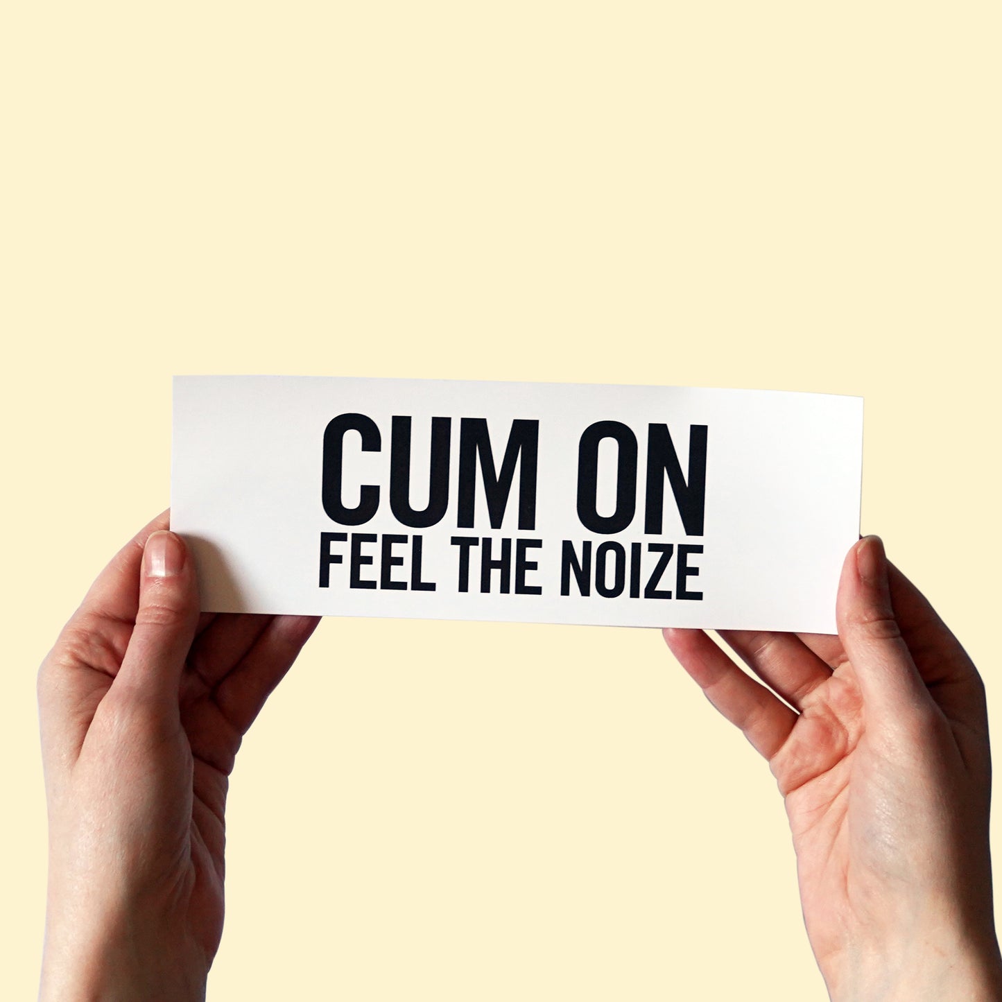 Slade 'Cum On Feel The Noize' Sticker, quiet riot
