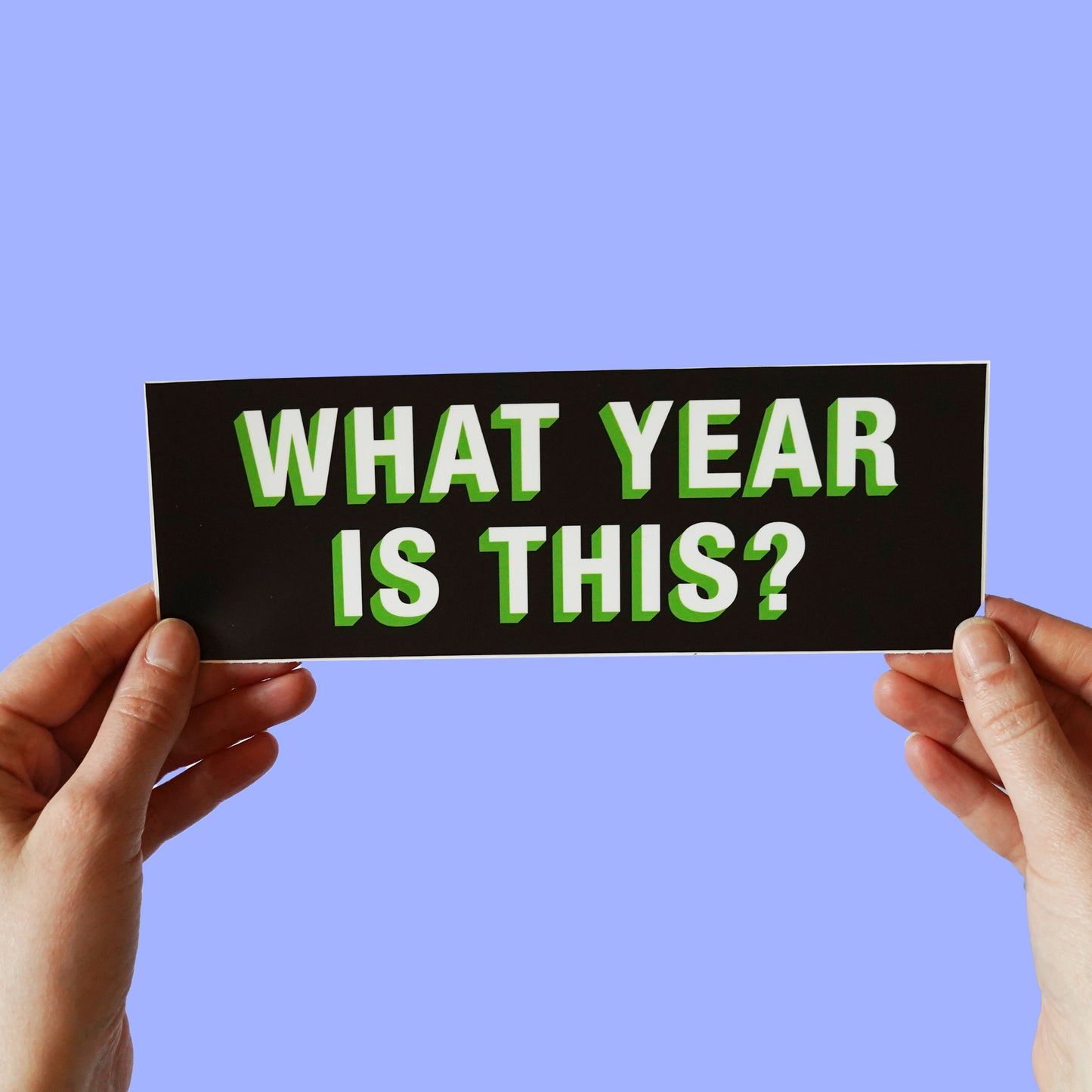 Twin Peaks 'What Year Is This' Bumper Sticker