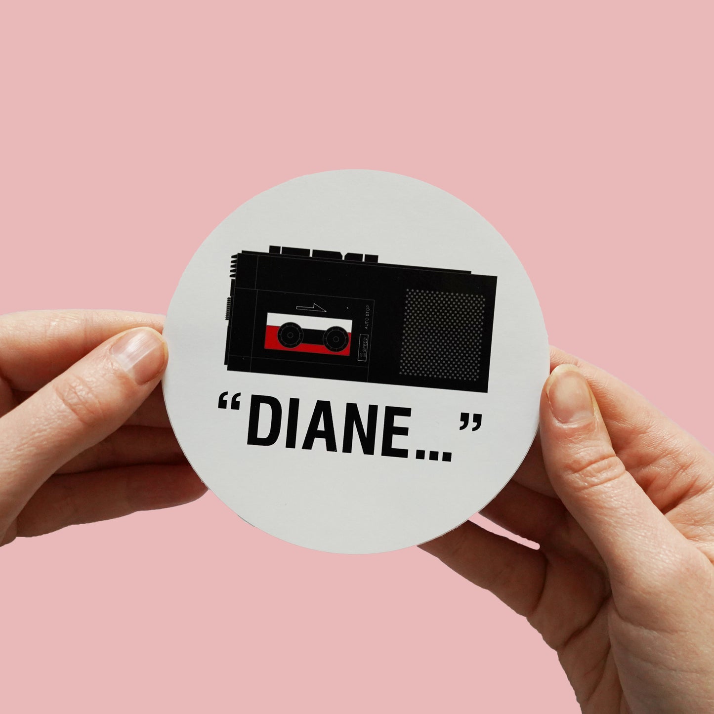 Twin Peaks 'Diane...' Sticker,
