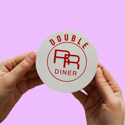 Twin Peaks 'Double RR Diner' Sticker