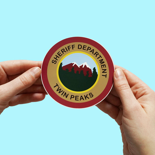 Twin Peaks 'Sheriff Department' Sticker